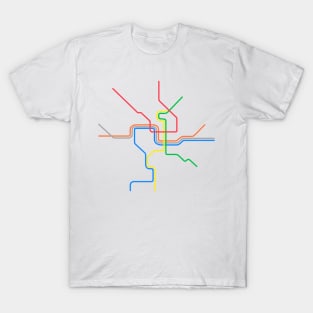 DC metro lines T-Shirt